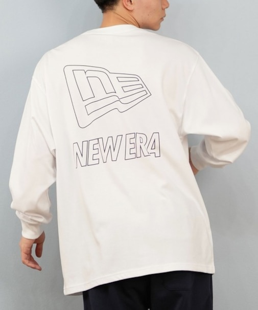 NEWERA/長袖 Tシャツ ロンT メンズ バックプリント ロゴ 吸汗速乾 14674831 ニューエラ メンズ ムラサキスポーツ