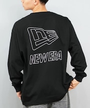 NEWERA/長袖 Tシャツ ロンT メンズ バックプリント ロゴ 吸汗速乾 14674833 ニューエラ メンズ ムラサキスポーツ
