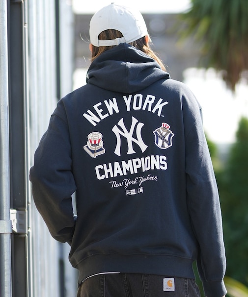 NEWERA /プルオーバー パーカー バックプリント ロゴ AP MLB PATCHE JP パーカー 14745640 ニューエラ メンズ ムラサキスポーツ