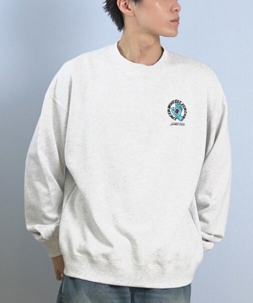 【限定】SANTACRUZ/長袖トレーナー スウェット  502254306 サンタクルーズ メンズ ムラサキスポーツ限定