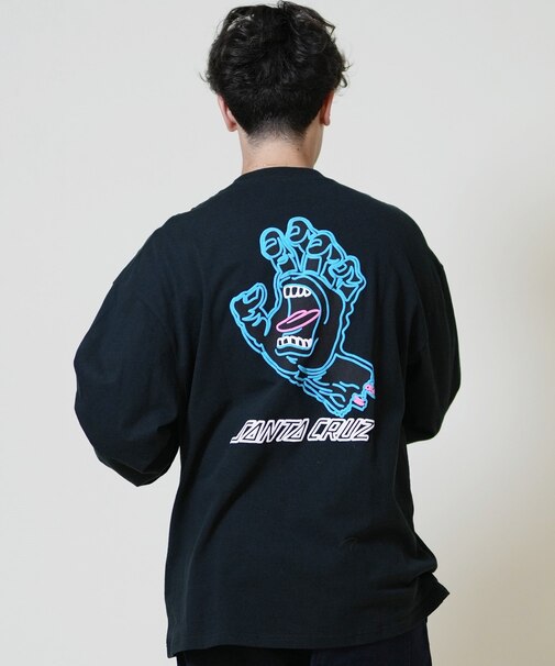 【限定】SANTACRUZ/長袖Tシャツ ロンT バックプリント 502254403 サンタクルーズ メンズ ムラサキスポーツ限定