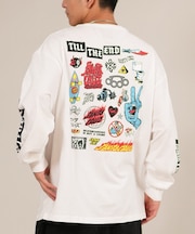 【限定】SANTACRUZ /長袖 Tシャツ ロンT メンズ バックプリント 502254404 サンタクルーズ メンズ ムラサキスポーツ限定