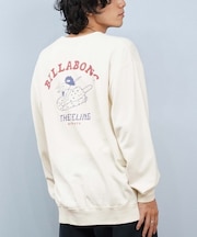 BILLABONG/長袖 トレーナー スウェット メンズ クルーネック ロゴ バックプリント 裏毛 FREEING FREE  BF012-005 ビラボン メンズ ムラサキスポーツ
