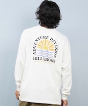 BILLABONG/長袖 Tシャツ ロンT バックプリント 吸水速乾 UVカット SUNRISE COAST BF012-053 ビラボン メンズ ムラサキスポーツ