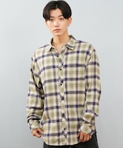 BILLABONG/長袖 シャツ メンズ チェック COASTLINE FLANNEL SHIRTS BF012-115 ビラボン メンズ ムラサキスポーツ