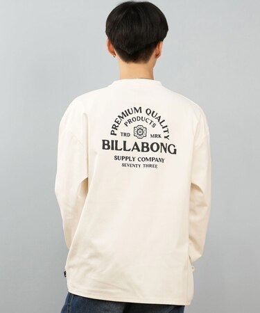 BILLABONG/長袖 Tシャツ ロンT  バックプリント 水陸両用 UVカット WARM SOFTTY LS BF012-850 ビラボン メンズ ムラサキスポーツ