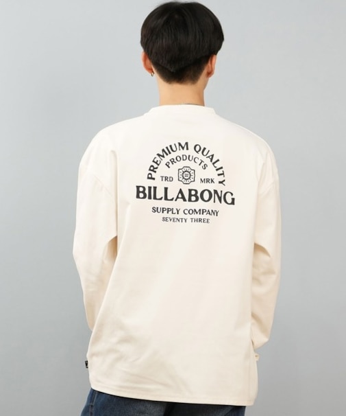 BILLABONG/長袖 Tシャツ ロンT  バックプリント 水陸両用 UVカット WARM SOFTTY LS BF012-850 ビラボン メンズ ムラサキスポーツ