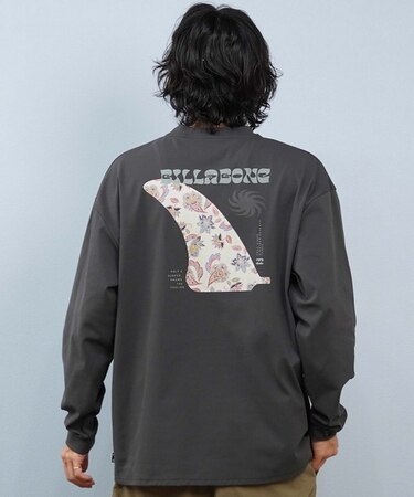 BILLABONG/長袖 Tシャツ ロンT バックプリント 水陸両用 UVカット WARM SOFTTY LS BF012-854 ビラボン メンズ ムラサキスポーツ