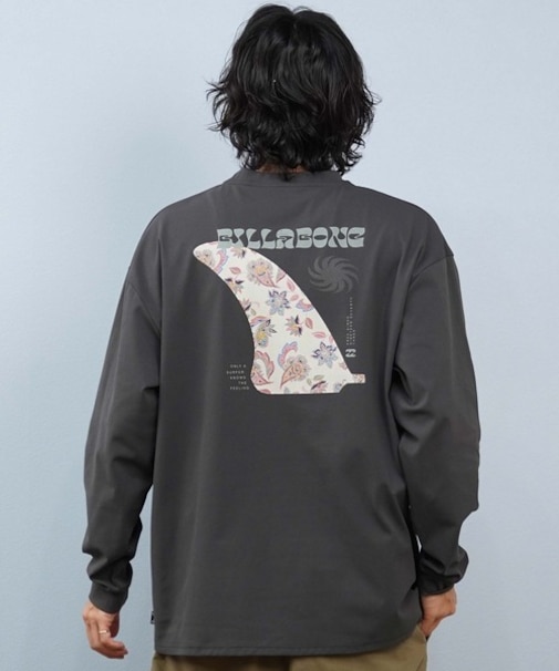 BILLABONG/長袖 Tシャツ ロンT バックプリント 水陸両用 UVカット WARM SOFTTY LS BF012-854 ビラボン メンズ ムラサキスポーツ