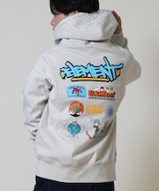 ELEMENT /フルジップパーカー 撥水 防風 BF022-026 長袖  裏起毛 メンズ ムラサキスポーツ