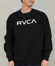 RVCA/長袖 トレーナー スウェット メンズ シンプル ロゴ BIG RVCA FADE CR BF042-002 ルーカ メンズ ムラサキスポーツ