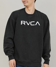 RVCA/長袖 トレーナー スウェット メンズ シンプル ロゴ BIG RVCA FADE CR BF042-002 ルーカ メンズ ムラサキスポーツ