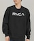 RVCA/長袖 トレーナー スウェット メンズ シンプル ロゴ BIG RVCA FADE CR BF042-002 ルーカ メンズ ムラサキスポーツ
