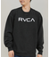 RVCA/長袖 トレーナー スウェット メンズ シンプル ロゴ BIG RVCA FADE CR BF042-002 ルーカ メンズ ムラサキスポーツ