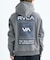 RVCA /長袖 プルオーバー パーカー メンズ バックプリント 裏起毛 THREE BOX RVCA HD BF042-011 ルーカ メンズ ムラサキスポーツ