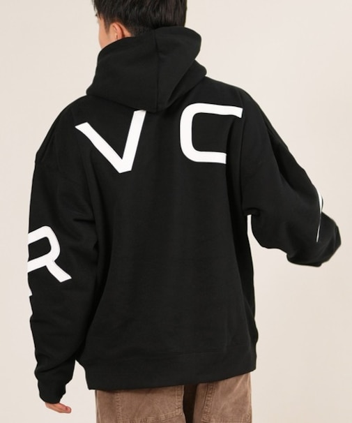 RVCA /プルオーバー パーカー メンズ バックプリント 裏起毛 BACK SIDE ARCH RVCA HD BF042-015 ルーカ メンズ ムラサキスポーツ
