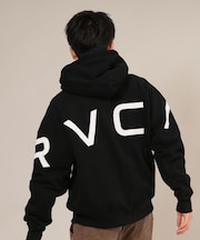RVCA /ジップアップ パーカー メンズ ロゴ ARCH BACK SIDE ZIP HD BF042-019 ルーカ メンズ ムラサキスポーツ