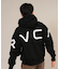 RVCA /ジップアップ パーカー メンズ ロゴ ARCH BACK SIDE ZIP HD BF042-019 ルーカ メンズ ムラサキスポーツ