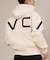 RVCA /ジップアップ パーカー メンズ ロゴ ARCH BACK SIDE ZIP HD BF042-019 ルーカ メンズ ムラサキスポーツ