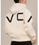 RVCA /ジップアップ パーカー メンズ ロゴ ARCH BACK SIDE ZIP HD BF042-019 ルーカ メンズ ムラサキスポーツ
