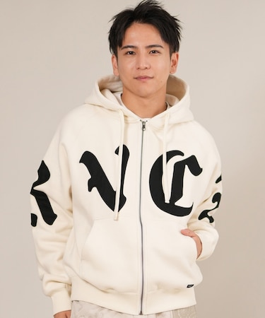 RVCA / ジップアップ パーカー メンズ 裏起毛 ロゴ WORLD WIDE ZIP HD BF042-020 ルーカ メンズ ムラサキスポーツ