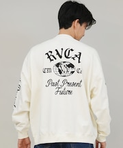 RVCA /長袖 トレーナー スウェット メンズ VA WORLD WIDE CR BF042-054 ルーカ メンズ ムラサキスポーツ