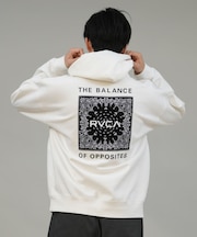 RVCA /プルオーバー パーカー メンズ バックプリント BANDANA BALANCE HD BF042-P01 ルーカ メンズ ムラサキスポーツ