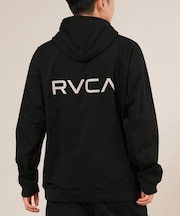 RVCA /長袖 プルオーバー パーカー メンズ スウェット フーディー ロゴ バックプリント 裏毛 セットアップ対応 BF042-P03 ルーカメンズ ムラサキスポーツ