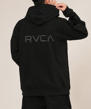 RVCA /長袖 プルオーバー パーカー メンズ スウェット フーディー ロゴ バックプリント 裏毛 セットアップ対応 BF042-P03 ルーカメンズ ムラサキスポーツ