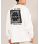 RVCA /長袖 Tシャツ ロンT メンズ バックプリント ペイズリー柄 ロゴ BANDANA BALANCE LT BF042-P50 ルーカ メンズ ムラサキスポーツ