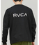 RVCA /長袖 Tシャツ ロンT メンズ バックプリント シンプル ロゴ RVCA LOGO LT BF042-P51 ルーカ メンズ ムラサキスポーツ