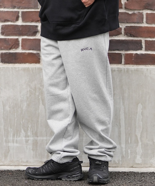 RVCA /スウェットパンツ ロングパンツ ウエストゴム ロゴ BACK SIDE ARCH RVCA PT BF042-P70 ルーカ メンズ ムラサキスポーツ