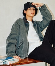 【限定】DEARLAUREL/アウター ワークジャケット メンズ ジップアップ DUCK WORK JACKET D25F-0106 ディアローレル  メンズ ムラサキスポーツ限定