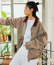 【限定】DEARLAUREL/アウター ワークジャケット メンズ ジップアップ DUCK WORK JACKET D25F-0106 ディアローレル  メンズ ムラサキスポーツ限定