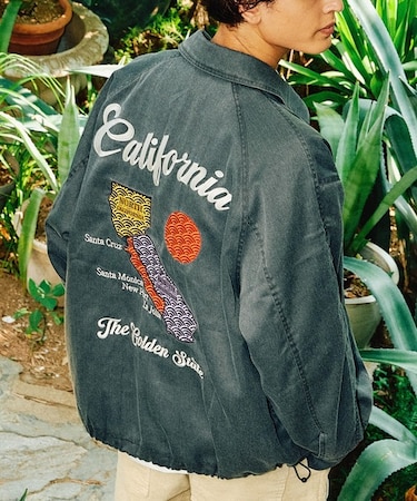 【限定】DEARLAUREL/VIETNAM JACKET ジャケット ジップジャケットD25F-0107 ディアローレル /メンズ ムラサキスポーツ