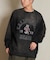 【限定】DEARLAUREL/トレーナー クルーネック スウェット 裏毛 カレッジロゴ風 ヴィンテージ加工 Vintage Crew D25F-11 ディアローレル メンズ ムラサキスポーツ限定