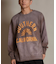 【限定】DEARLAUREL/トレーナー クルーネック スウェット 裏毛 カレッジロゴ風 ヴィンテージ加工 Vintage Crew D25F-11 ディアローレル メンズ ムラサキスポーツ限定