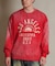 【限定】DEARLAUREL/トレーナー クルーネック スウェット 裏毛 カレッジロゴ風 ヴィンテージ加工 Vintage Crew D25F-11 ディアローレル メンズ ムラサキスポーツ限定