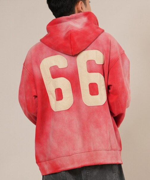 【限定】DEARLAUREL/パーカー プルオーバー フロント バックプリント D25F-1202 ディアローレル メンズ ムラサキスポーツ限定