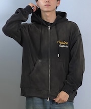 【限定】DEARLAUREL/Vintage Zip パーカー D25F-1203 ジップアップ ディアローレル メンズ ムラサキスポーツ限定