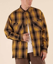 【限定】DEARLAUREL/HEAVY FLANNEL SHIRT ネルシャツ チェック柄 D25F-2601 ディアローレル メンズ ムラサキスポーツ限定