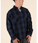 【限定】DEARLAUREL/HEAVY FLANNEL SHIRT ネルシャツ チェック柄 D25F-2601 ディアローレル メンズ ムラサキスポーツ限定