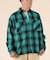 【限定】DEARLAUREL/HEAVY FLANNEL SHIRT ネルシャツ チェック柄 D25F-2601 ディアローレル メンズ ムラサキスポーツ限定