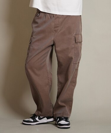 【限定】DEARLAUREL/カーゴパンツ ロングパンツ ロンパン TWILL CARGO PANTS D25F-3105 ディアローレル メンズ ムラサキスポーツ限定