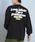【限定】DEARLAUREL× BYRD コラボ/長袖 Tシャツ ロンT バックプリント DL25F-BYRD02 ディアローレル ×バード メンズ ムラサキスポーツ限定