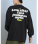【限定】DEARLAUREL× BYRD コラボ/長袖 Tシャツ ロンT バックプリント DL25F-BYRD02 ディアローレル ×バード メンズ ムラサキスポーツ限定