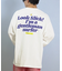 【限定】DEARLAUREL× BYRD コラボ/長袖 Tシャツ ロンT バックプリント DL25F-BYRD02 ディアローレル ×バード メンズ ムラサキスポーツ限定