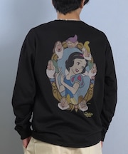 【限定】DEARLAUREL× Disney× JM コラボ/長袖 Tシャツ ロンT メンズ バックプリント 白雪姫 DL25F-JM2202 ディアローレル ×ディズニー×ジャクソンマティス  メンズ ムラサキスポーツ限定