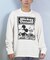 【限定】DEARLAUREL× Disney× JM コラボ/長袖 Tシャツ ロンT メンズ ミッキー ドナルド DL25F-JM2203 ディアローレル×ディズニー×ジャクソンマティス メンズ ムラサキスポーツ限定