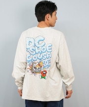 DC/長袖Tシャツ ロンT バックプリント 25 CLASH DECK LS ロンT DLT254045 ディーシー メンズ ムラサキスポーツ